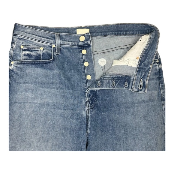 MOTHER Light Blue Straight Jeans - Picture 8 of 15